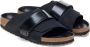 Birkenstock Zwarte Nubuck Kyoto Sandalen Black Dames - Thumbnail 3