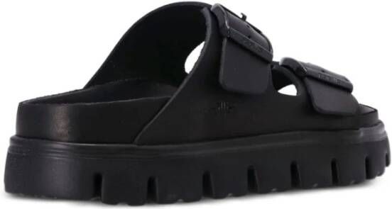 Birkenstock Zwarte Sandalen voor Mannen en Vrouwen Black Dames