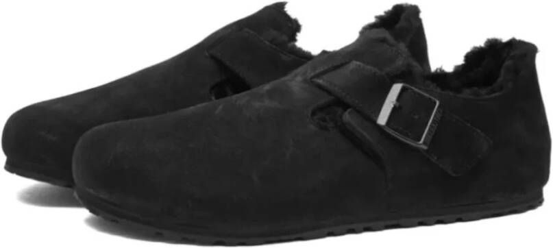 Birkenstock Zwarte Shearling London Laarzen Black Dames