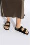 Birkenstock Zwarte Studs Platte Sandalen Black Dames - Thumbnail 4