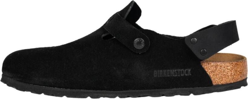 Birkenstock Zwarte Suède Sandaal Tokio Stijl Black Heren