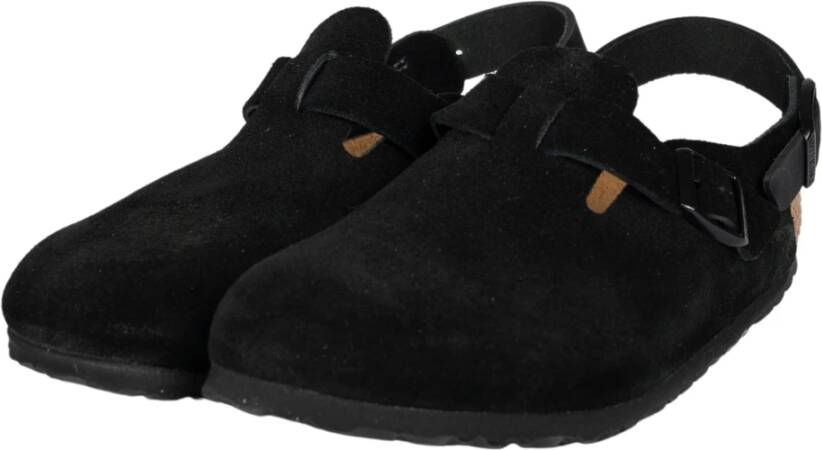 Birkenstock Zwarte Suède Sandaal Tokio Stijl Black Heren