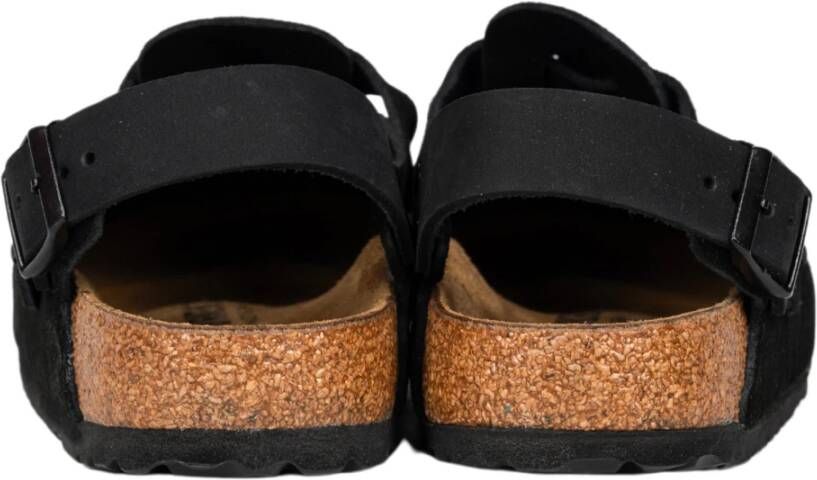 Birkenstock Zwarte Suède Sandaal Tokio Stijl Black Heren