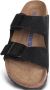 Birkenstock Zwarte Suède Sandalen Black Heren - Thumbnail 5