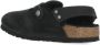 Birkenstock Zwarte Suède Sandalen met Shearling Black Dames - Thumbnail 8