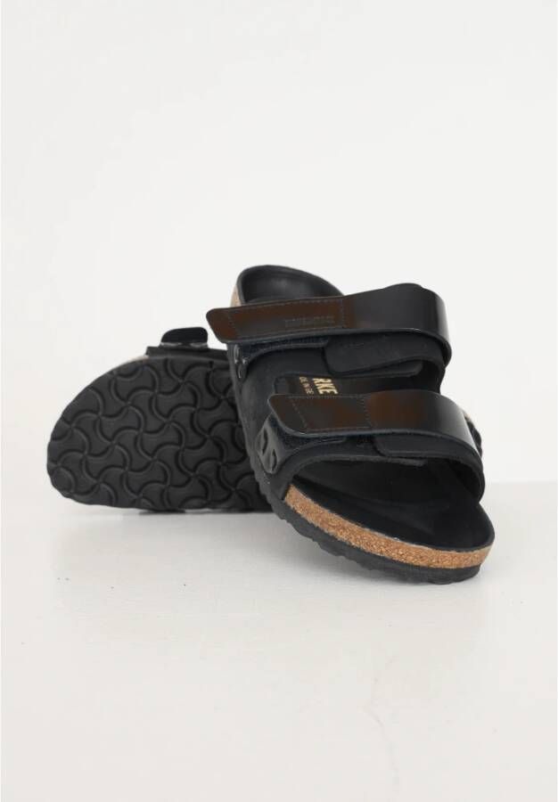 Birkenstock Zwarte Uji Sandalen Black Dames