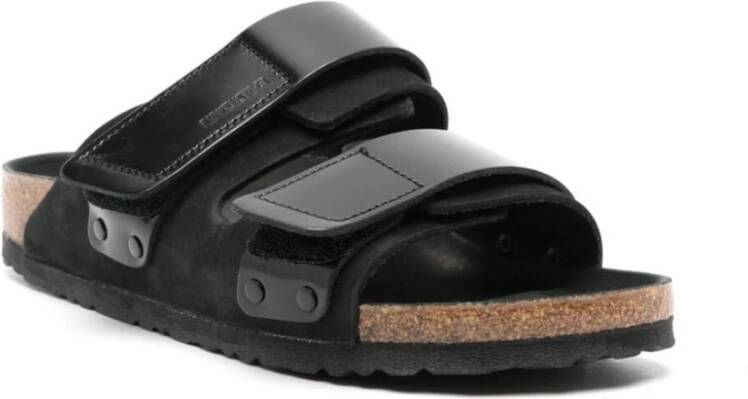 Birkenstock Zwarte UJI Sandalen Black Dames