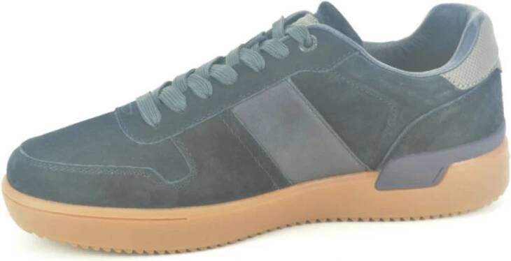 Björn Borg Blauw Suède Sneaker Blue Heren