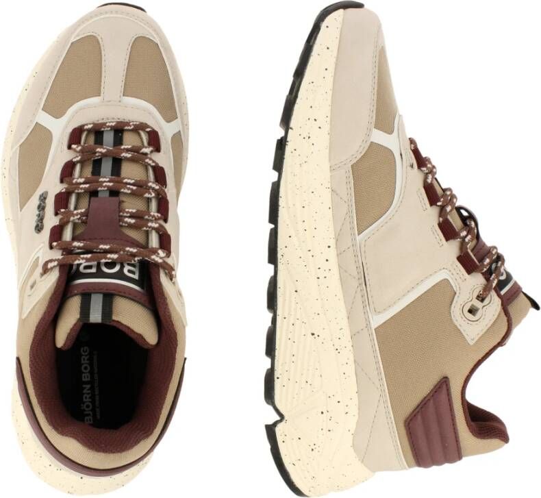 Björn Borg Chunky Runner Sneaker Zwart Beige Dames