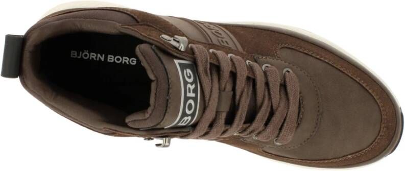 Björn Borg Hoge H100 MID CAS Sneaker Bruin Heren