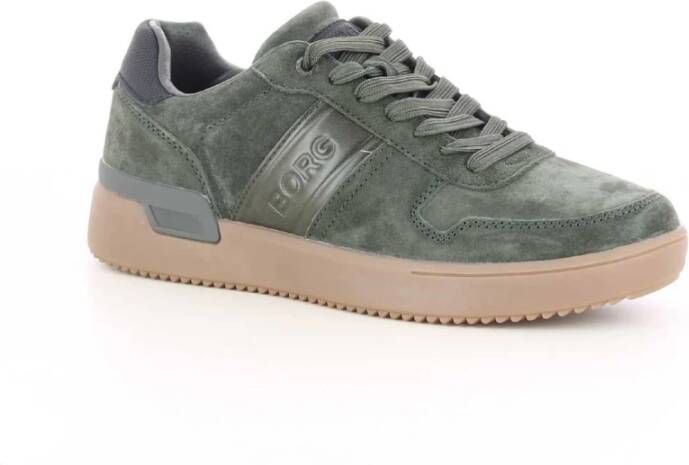 Björn Borg Lage Tennisschoenen in Khaki Green Heren