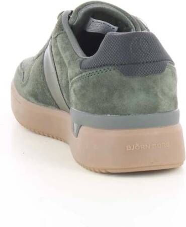 Björn Borg Lage Tennisschoenen in Khaki Green Heren