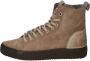 Blackstone Premium Leren Sneaker met Schapenvacht Voering Brown Dames - Thumbnail 7