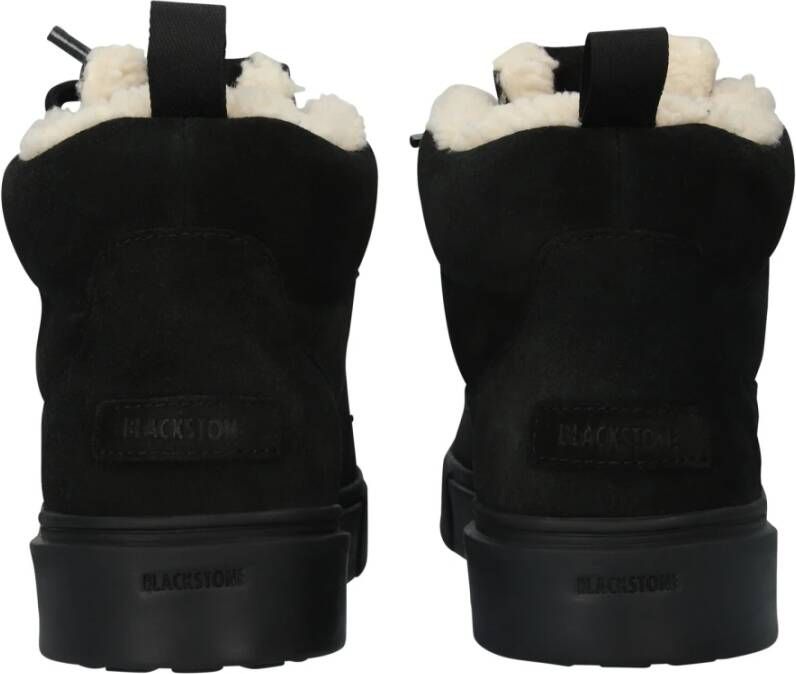 Blackstone Aput Lusa Black Sneaker (high) Black Dames