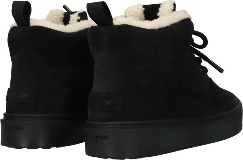 Blackstone Aput Lusa Black Sneaker (high) Black Dames