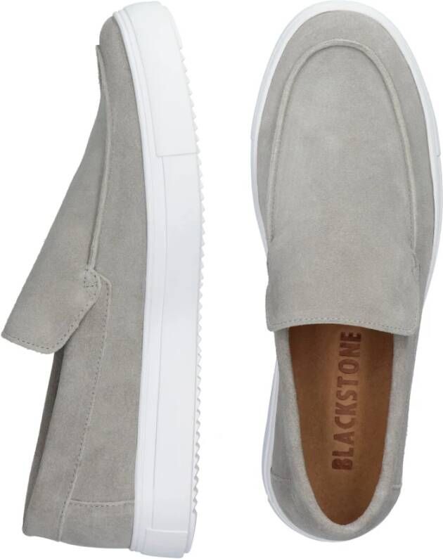 Blackstone Barron Ciment Slip-ons Gray Heren