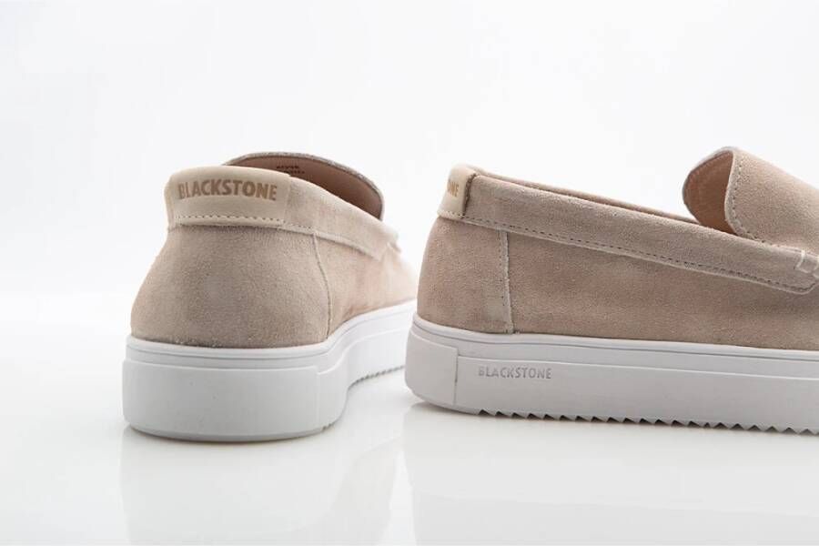 Blackstone Beige Suède Loafer Beige Heren