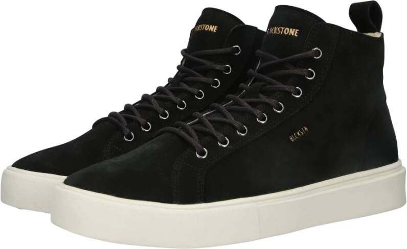 Blackstone Black Sneaker (high) Black Heren