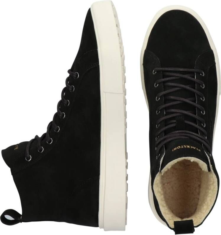 Blackstone Black Sneaker (high) Black Heren