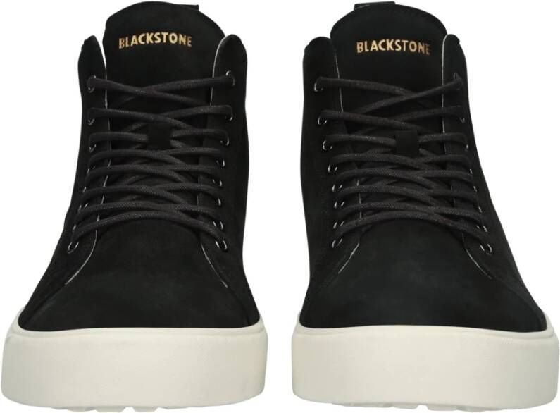 Blackstone Black Sneaker (high) Black Heren