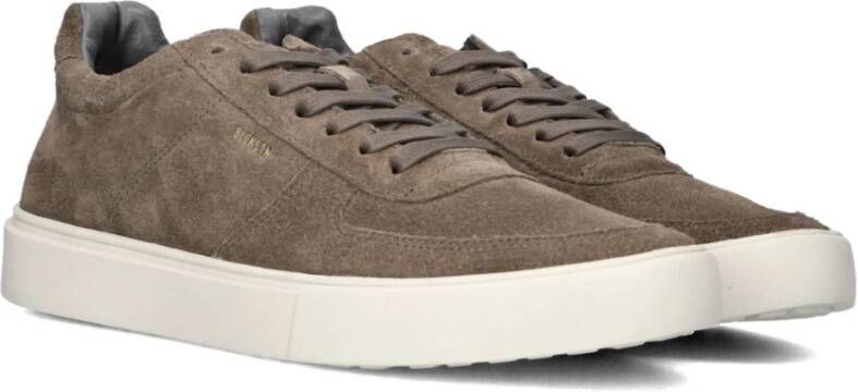 Blackstone Bruine Suède Lage Sneakers Brown Heren