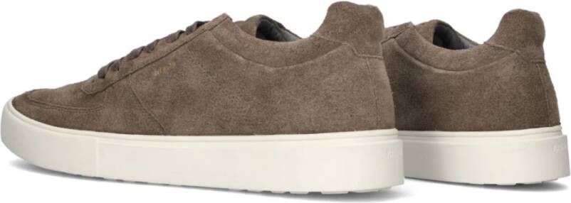 Blackstone Bruine Suède Lage Sneakers Brown Heren