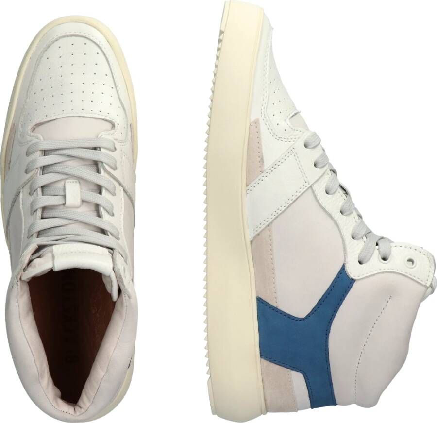 Blackstone Dwayne Yg02 OFF White Blue Ashes High Sneaker Wit Heren