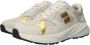 Blackstone FLINT MARVEL Artic Wolf Gold Runner Sneaker Vrouw Beige - Thumbnail 3