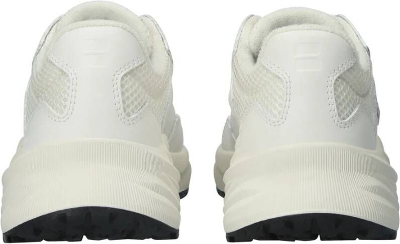 Blackstone Flint Marvel White Silver Runner Sneaker White Dames