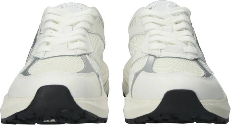 Blackstone Flint Marvel White Silver Runner Sneaker White Dames