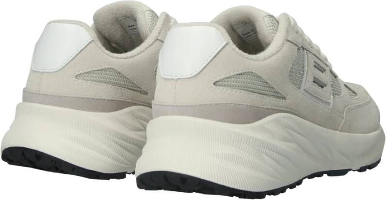 Blackstone Flint Moss Light Grey Runner Sneaker Gray Dames