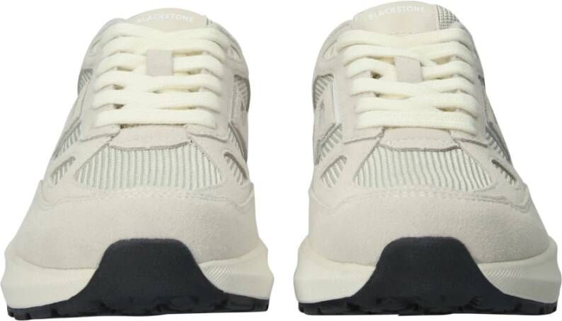 Blackstone Flint Moss Light Grey Runner Sneaker Gray Dames