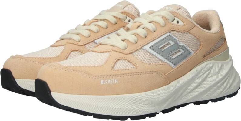 Blackstone Flint Moss Macadamia Runner Sneaker Beige Dames