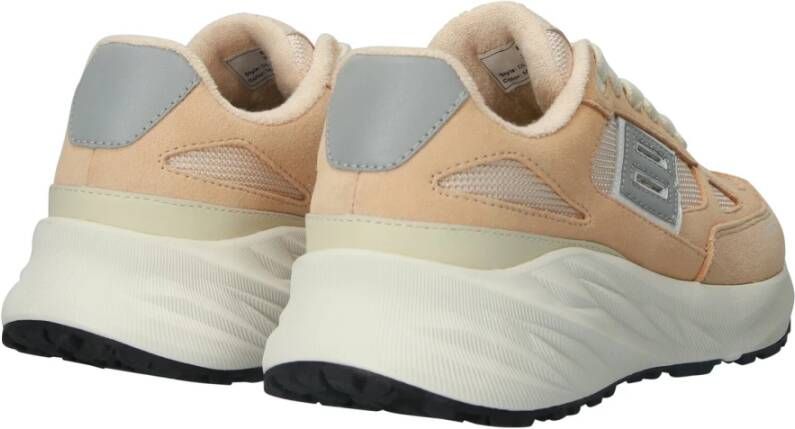 Blackstone Flint Moss Macadamia Runner Sneaker Beige Dames