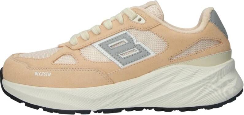 Blackstone Flint Moss Macadamia Runner Sneaker Beige Dames