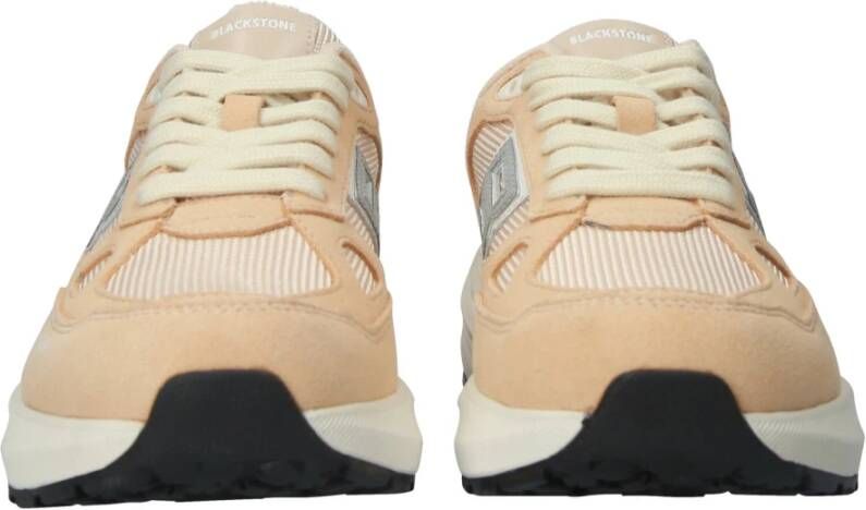 Blackstone Flint Moss Macadamia Runner Sneaker Beige Dames