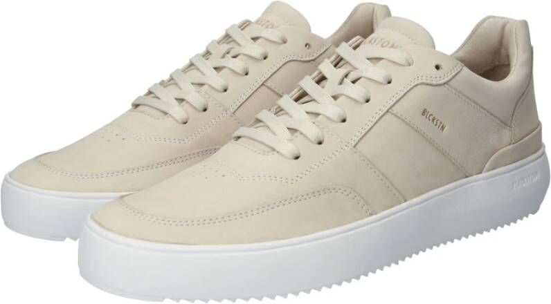 Blackstone Sand Sneaker Laag Beige Heren