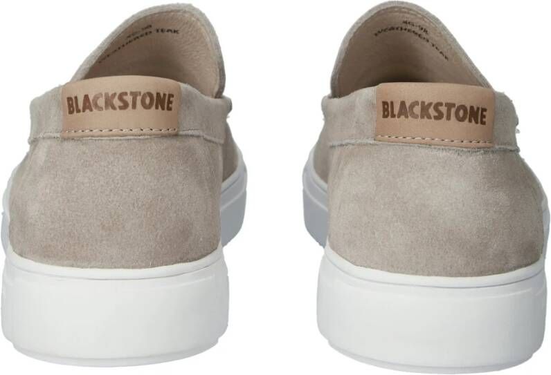 Blackstone Weathered Teak Loafer Beige Heren