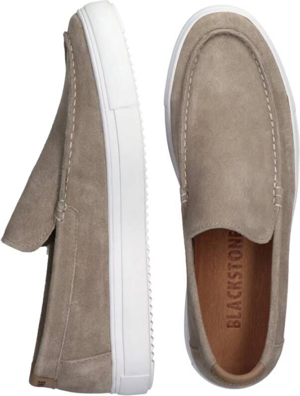 Blackstone Weathered Teak Loafer Beige Heren