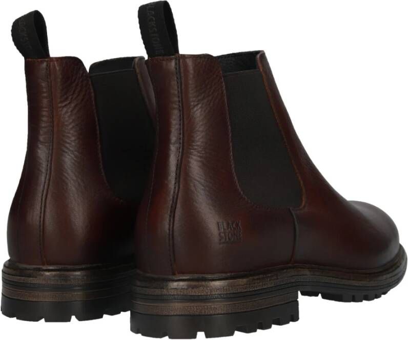 Blackstone Greg Dark Brown Chelsea boots Brown Heren