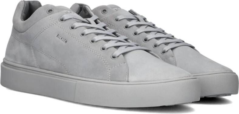 Blackstone Grijze Lage Top Sneakers met Nubuck Gray Heren