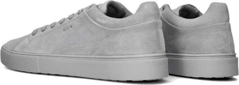 Blackstone Grijze Lage Top Sneakers met Nubuck Gray Heren