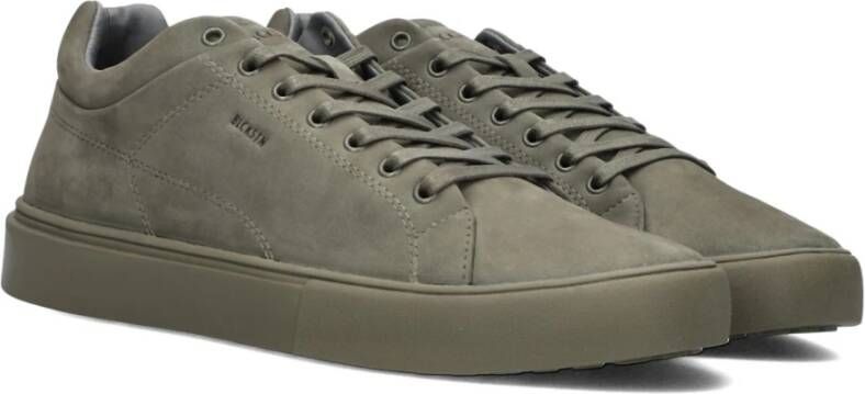 Blackstone Groene lage sneakers voor heren Green Heren