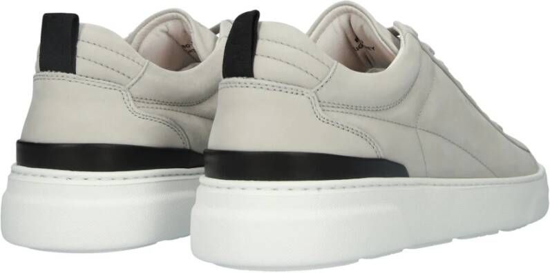 Blackstone Lichtgrijze Sneaker Casual Stijl Gray Heren