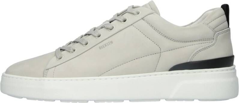 Blackstone Lichtgrijze Sneaker Casual Stijl Gray Heren