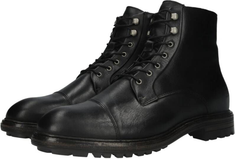 Blackstone Lester Black Lace-ups Black Heren