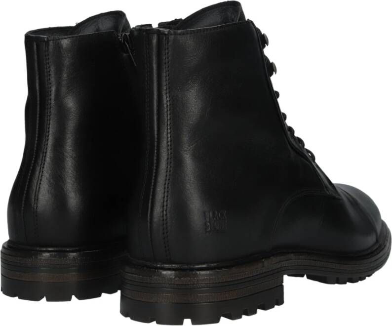 Blackstone Lester Black Lace-ups Black Heren