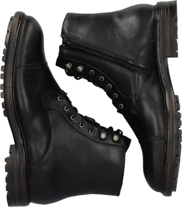 Blackstone Lester Black Lace-ups Black Heren