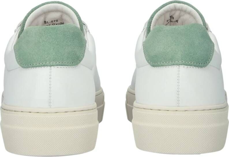 Blackstone Witte Oxide Sneaker Lage Top White Dames