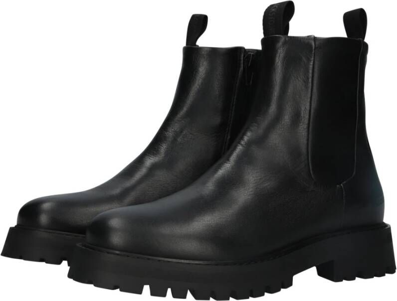 Blackstone Mica GRY Black Chelsea boots Black Dames